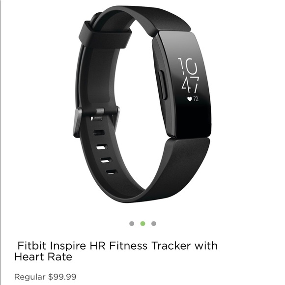 Accessories | Fitbit Inspire Fitness Tracker With Heart Rate | Poshmark